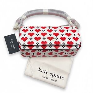 ❤️ Kate Spade Pixel Heart Handbag NWT